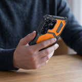 Tech Protect Magblast Magsafe + Glas 2 Pak Galaxy S26 Ultra Sort/Orange