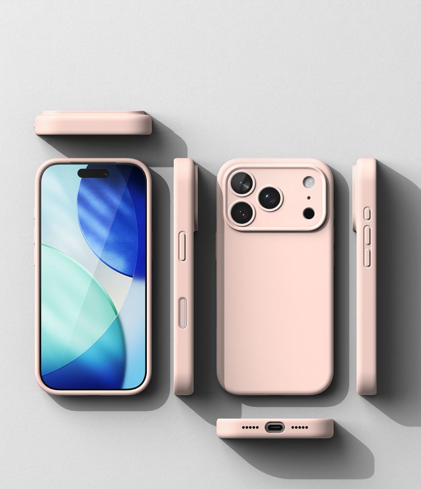 Ringke Silikone Magnetisk Magsafe Iphone 18 Pro Max Pink Sand