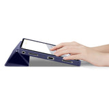 Tech Protect Smartcase Galaxy Tab A9+ / A11+ Plus 11.0 X210 / X215 / X216 / X230 / X235 / X236 Marineblå
