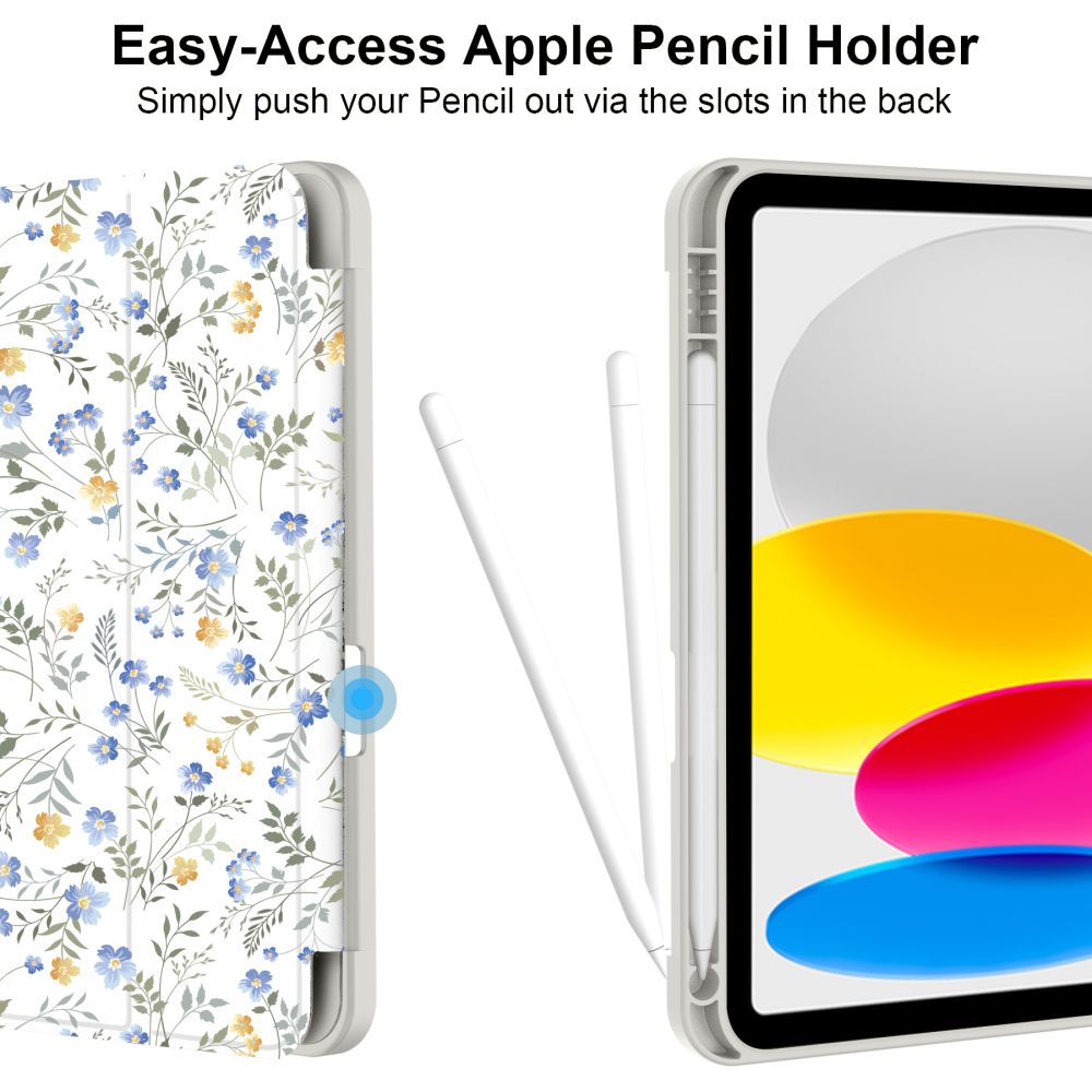 Tech Protect Sc Pen Ipad 10.9” 10/2022/11” 11/2025 Forårsblomster