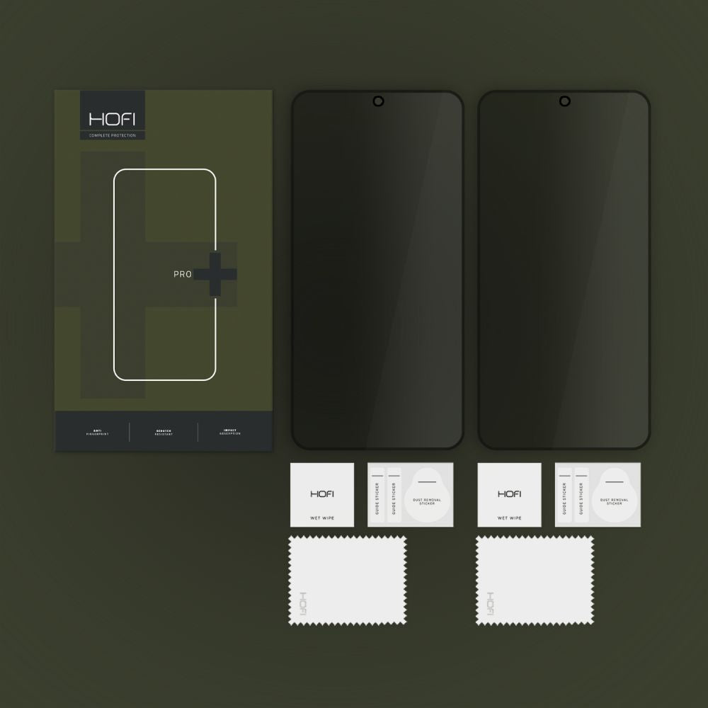 Privacyglas Hofi Anti Spy Glass Pro+ 2 Pack Galaxy S24 / S25 Fortrolighed