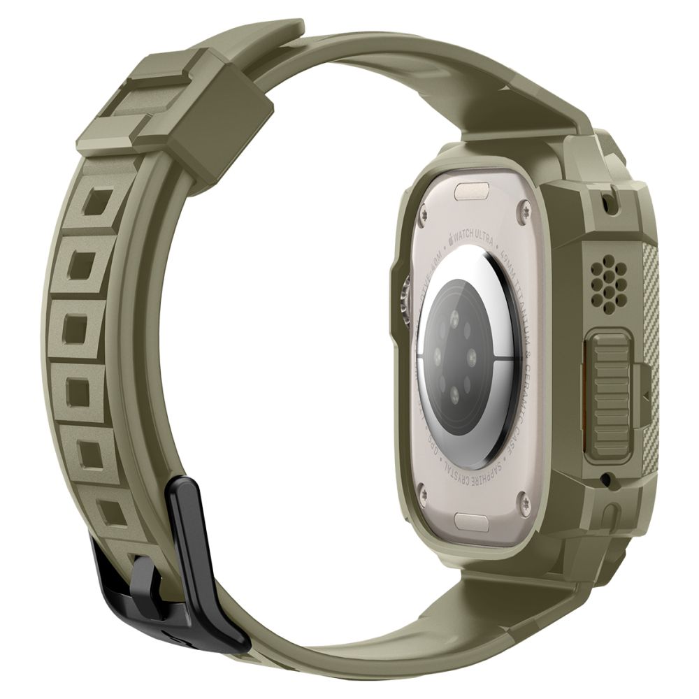 Spigen Rugged Armor ”Pro” Apple Watch Ultra 1 / 2 / 3 / 4 (49 Mm) Vintage Khaki