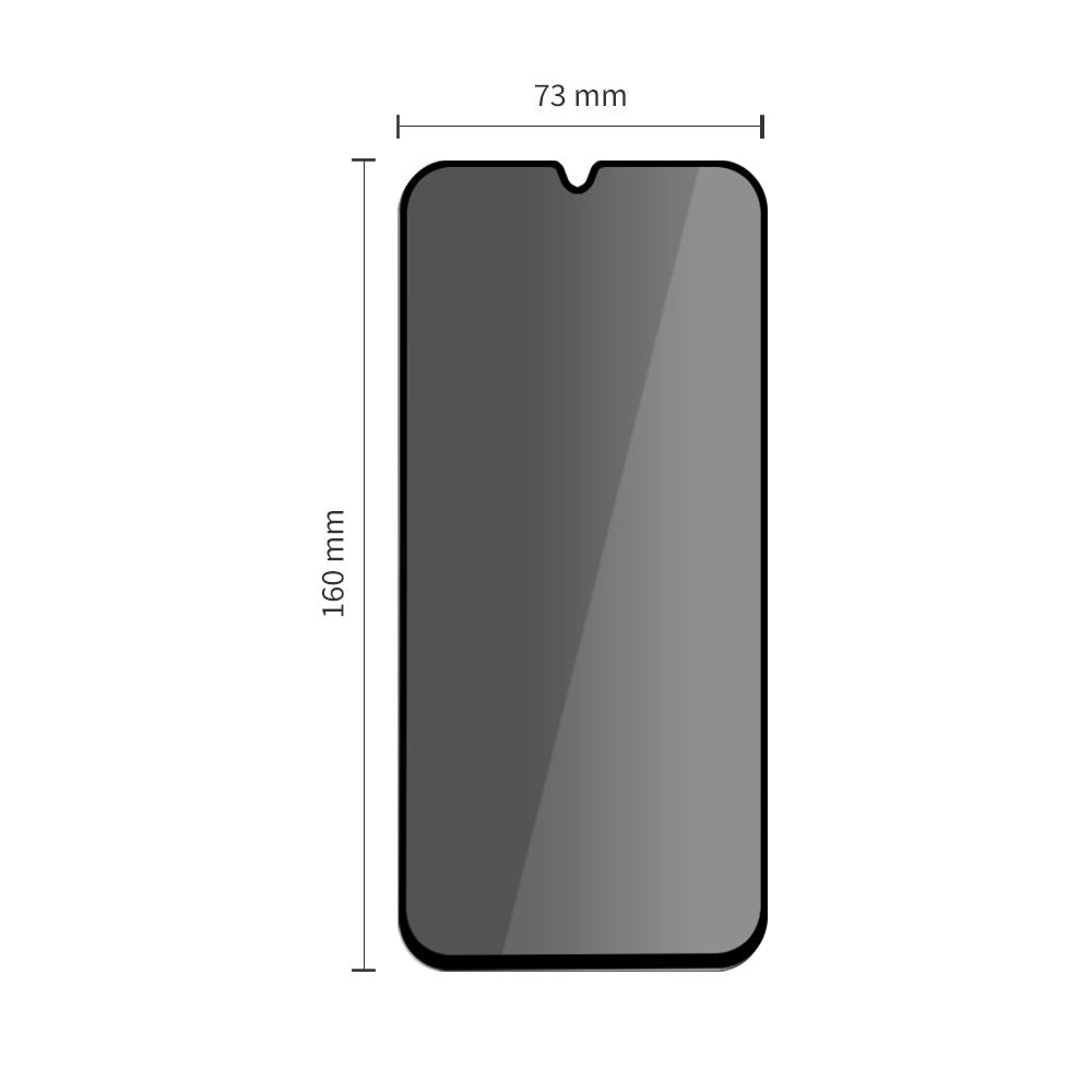 Privacyglas Tech Protect Glass Spy+ 2 Pack Galaxy A16 / A17 / A18 / A26 4 G / 5 G Fortrolighed