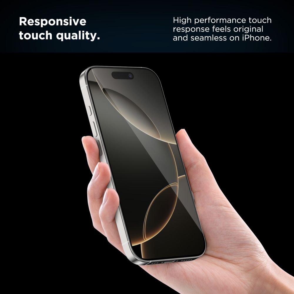 Hærdet Glas Tech Protect Quick Set+ 2 Pack Iphone 15/16 Sort