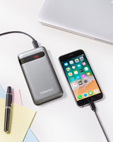 Intenso PD10000 Lithium polymer (LiPo) 10000 mAh Anthracit