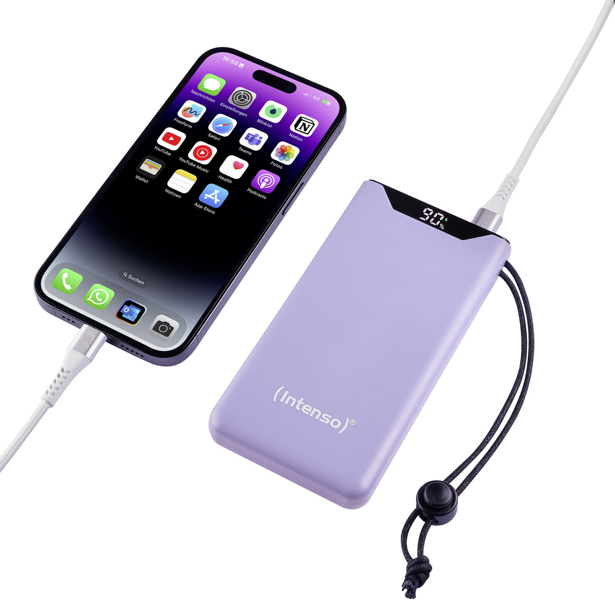 Intenso 7332033 powerbank Lithium polymer (LiPo) 10000 mAh Lilla