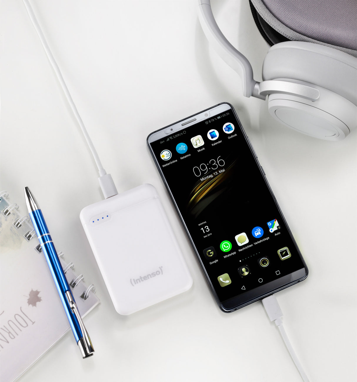 Intenso 7313522 powerbank Lithium polymer (LiPo) 5000 mAh Hvid