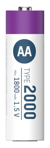 Ansmann 1312-0036 husholdningsbatteri Genopladeligt batteri AA Lithium-Ion (Li-Ion)
