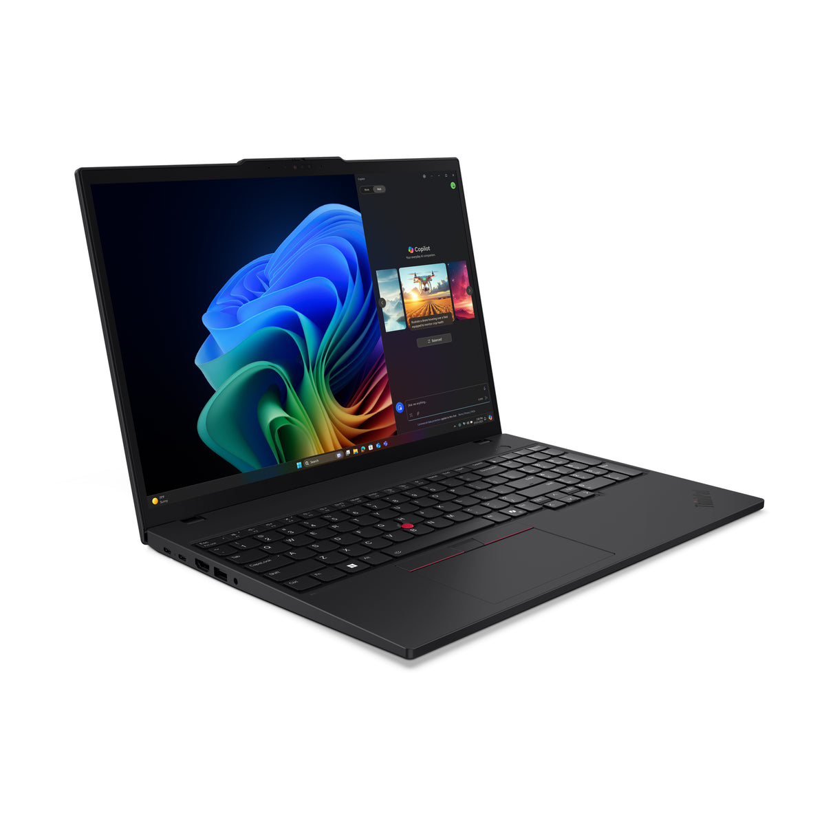 Lenovo ThinkPad T16 Gen 4 (AMD) Copilot+ PC AMD Ryzen AI 5 340 Laptop 40,6 cm (16") WUXGA 32 GB DDR5-SDRAM 512 GB SSD Wi-Fi 7 (802.11be) Windows 11 Pro Engelsk Sort