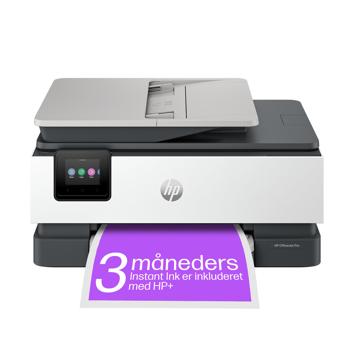 HP OfficeJet Pro 8124e Trådløst All-in-One Farve Printer, Instant Ink; 2-sidet printning