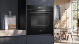 Siemens iQ700 HR776GMB1 ovn 71 L Sort, Rustfrit stål