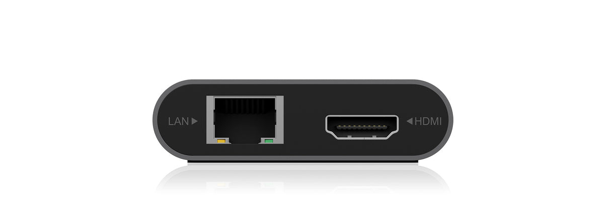 ICY BOX IB-DK4050-CPD Wired USB 3.2 Gen 1 (3.1 Gen 1) Type-C Anthracite