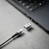 Intenso 7600013 kabel kønsskifter USB-C USB-A Anthracit