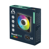 ARCTIC BioniX P12 A-RGB Computerkabinet Ventilator 12 cm Sort 1 stk