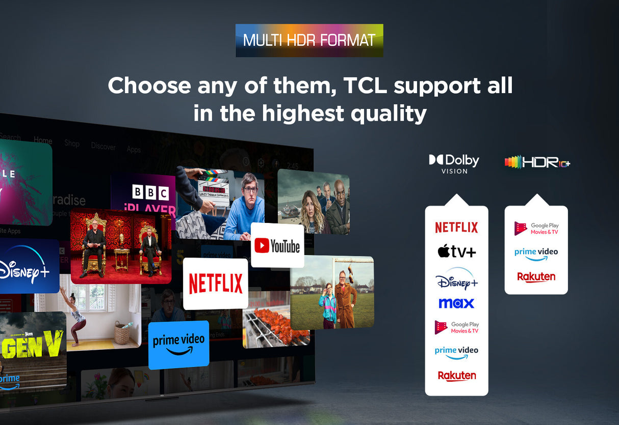 TCL V6C 55V6C TV 139,7 cm (55") 4K Ultra HD Smart TV Wi-Fi Metallic 270 cd/m²