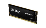 Kingston FURY Impact DDR4  32GB 3200MHz CL20  Ikke-ECC SO-DIMM  260-PIN