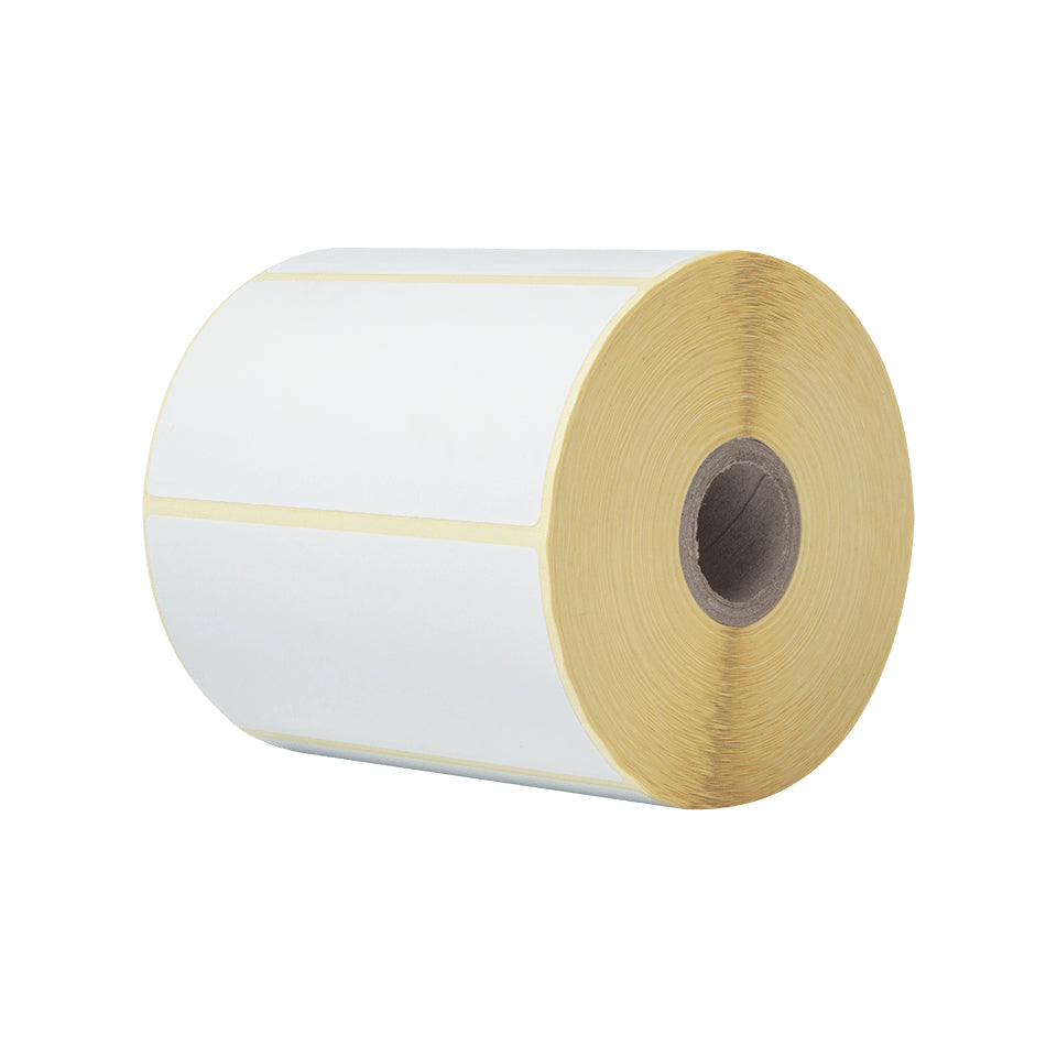 Brother BDE-1J050102-102 print etiket Hvid Selvklæbende printeretiket