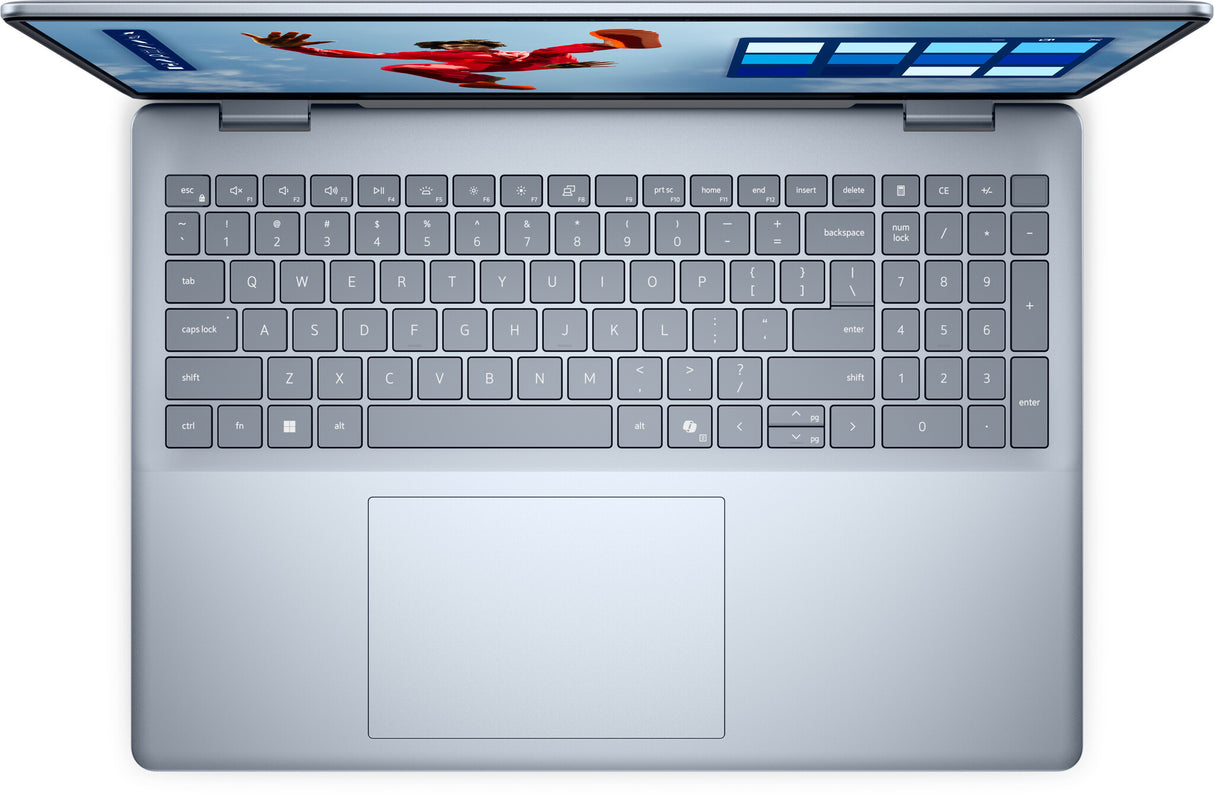 DELL 16 Plus DB16250 Intel Core Ultra 7 258V Laptop 40,6 cm (16") Berøringsskærm Full HD+ 32 GB LPDDR5x-SDRAM 1 TB SSD Wi-Fi 7 (802.11be) Windows 11 Pro Blå