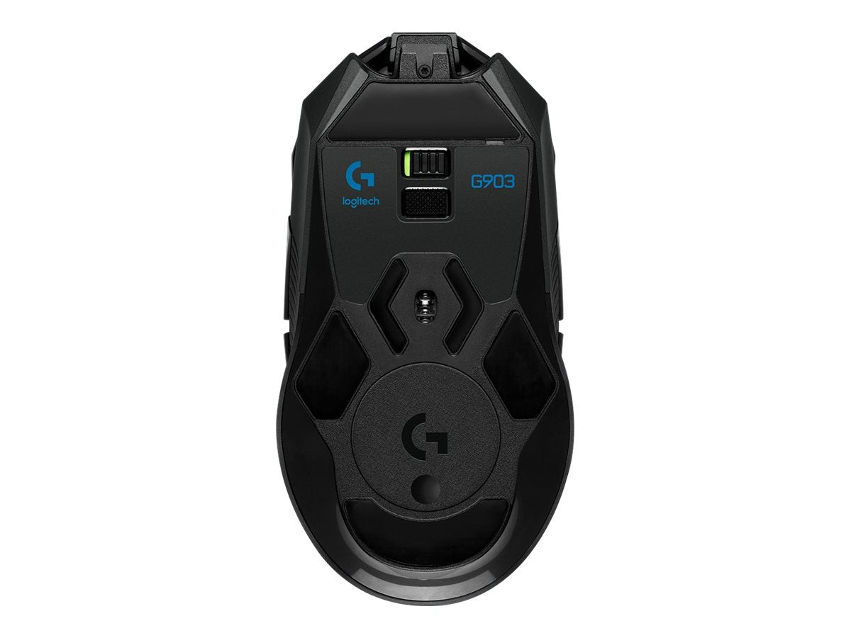 Logitech Wireless Gaming Mouse G903 LIGHTSPEED HERO 16K sensor Optisk Trådløs Kabling Sort