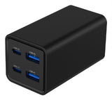 Gembird TA-UC-2A2C-PD65-01-BK oplader til mobil enhed Laptop, Smartphone Sort Vekselstrøm Hurtig opladning Indendørs