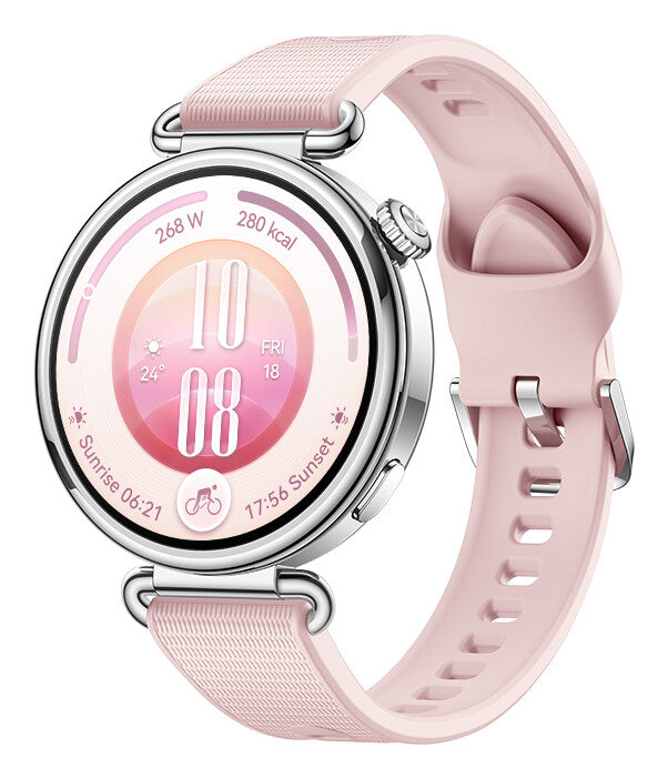Huawei WATCH GT 7 41mm 3.35 cm (1.32") AMOLED Digital 466 x 466 pixels Touchscreen Pink, Silver Wi-Fi GPS (satellite)