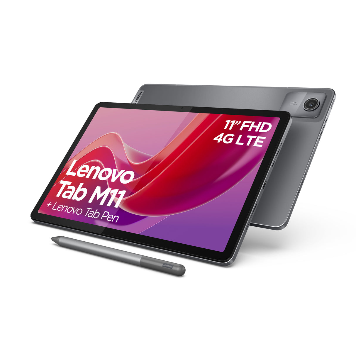 Lenovo M11 4G Mediatek LTE 128 GB 27,9 cm (11") 8 GB Wi-Fi 5 (802.11ac) Android 13 Grå