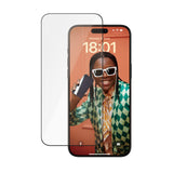 PanzerGlass ® Ceramic Protection for iPhone 15 Pro Max | Ultra-Wide Fit m. EasyAligner