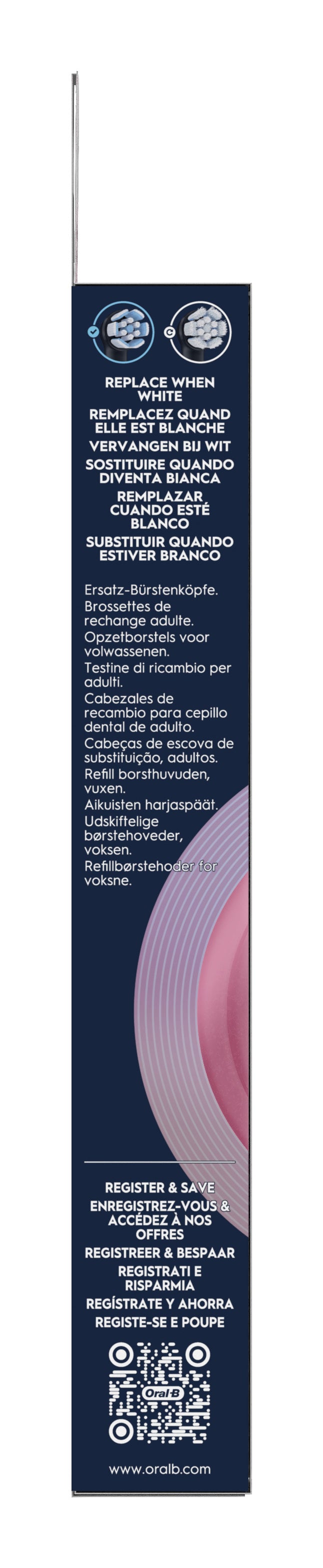 Oral-B 80782587 Tandbørstehoveder 3-pack Sort