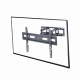 Gembird WM-80ST-03 tv-beslag 2,03 m (80") Sort