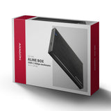 Axagon EE25-XA6C drevkabinet HDD/SSD kabinet Sort 2.5"