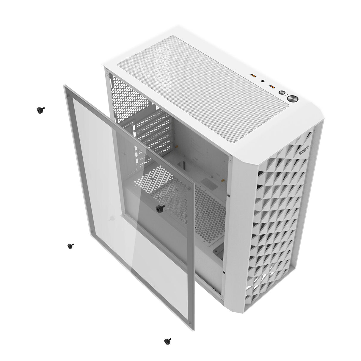 darkFlash DK351 WHITE computeretui Midi Tower Hvid