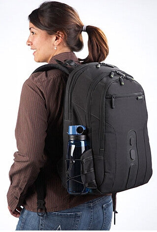 Targus TBB013EU taske og etui til laptop 39,6 cm (15.6") Rygsæktaske Sort