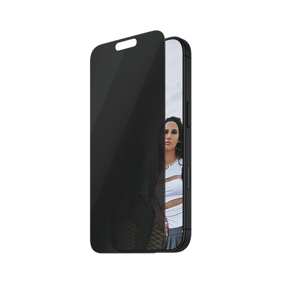 PanzerGlass SAFE. by ® Privacy Skærmbeskyttelse iPhone 16 Plus | 15 Plus | Ultra-Wide Fit