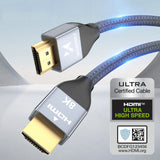 Wozinsky HDMI 2.1 Kabel 8K 60 Hz 48 Gbps / 4K 120 Hz / 2K 144 Hz 2 m Sølv (WHDMI-20)