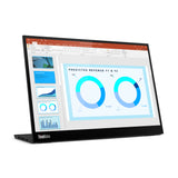Lenovo ThinkVision M14d computerskærm 35,6 cm (14") 2240 x 1400 pixel 2.2K LED Sort