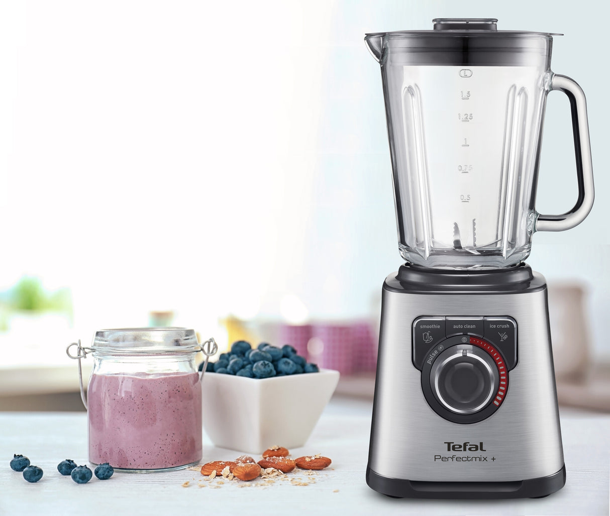 Tefal BL811D 1,5 L Bordplade blender 1200 W Grå