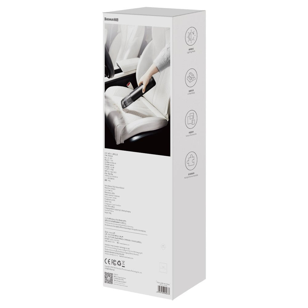 Baseus A3 trådløs bilstøvsuger 135 W 15000 Pa sort (CRXCQA3-0A)