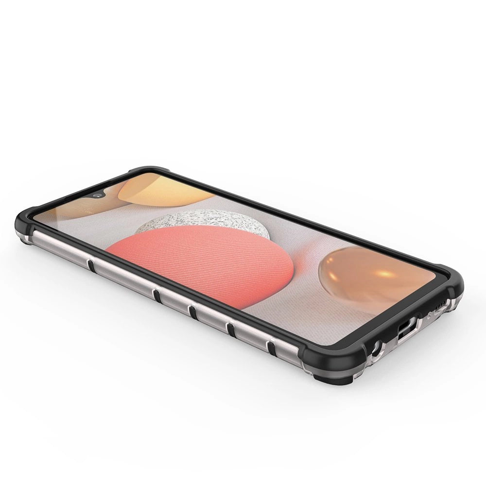 Honeycomb Case rustning med TPU Bumper til Samsung Galaxy A42 5G blå