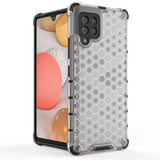Honeycomb Case armor cover med TPU Bumper til Samsung Galaxy A42 5G blå