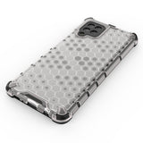 Honeycomb Case armor cover med TPU Bumper til Samsung Galaxy A42 5G rød
