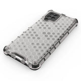 Honeycomb Case rustning med TPU Bumper til Samsung Galaxy A42 5G rød