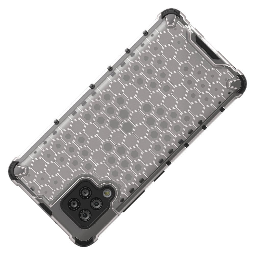 Honeycomb Case rustning med TPU Bumper til Samsung Galaxy A42 5G rød