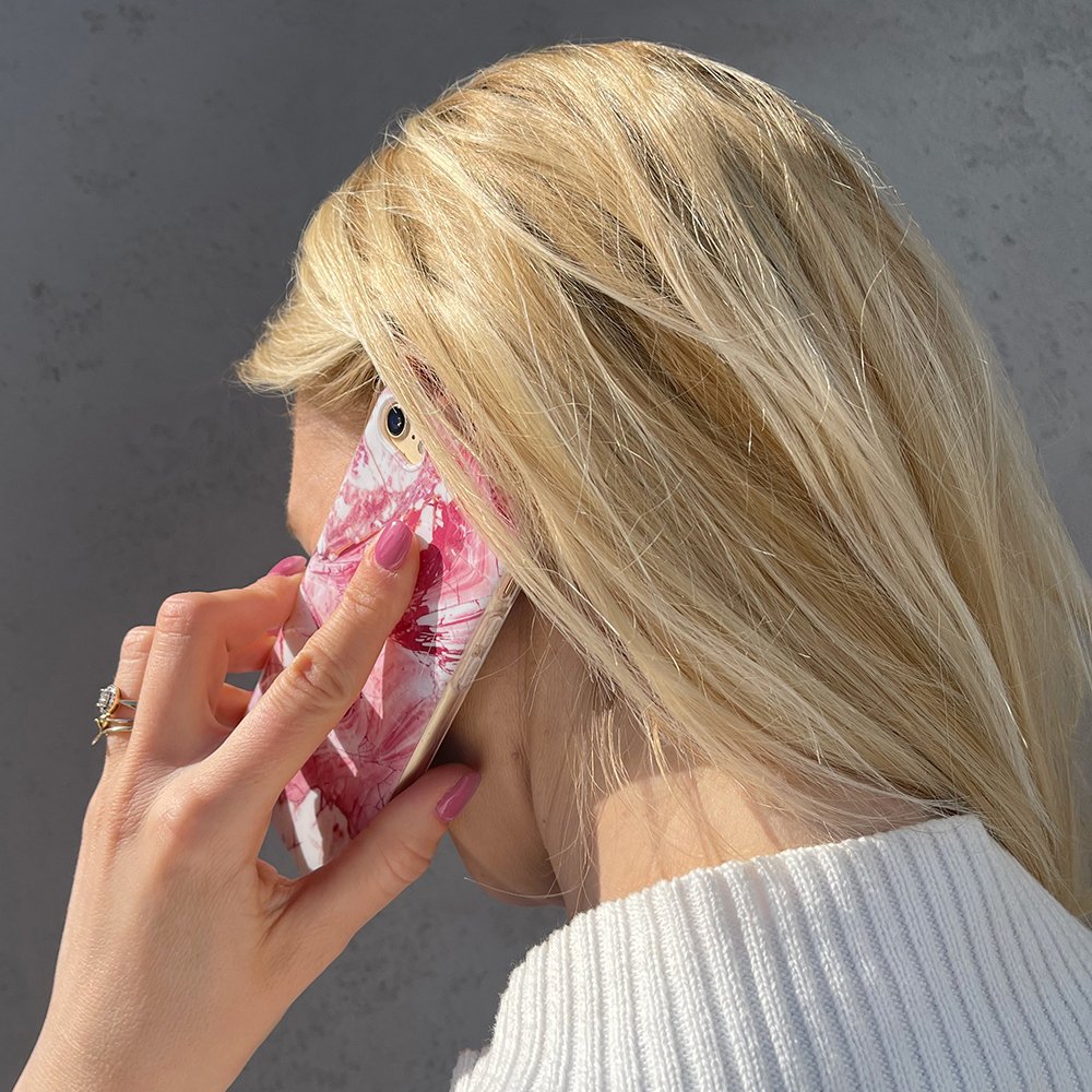 Wozinsky Marble TPU cover til Samsung Galaxy A02s EU pink