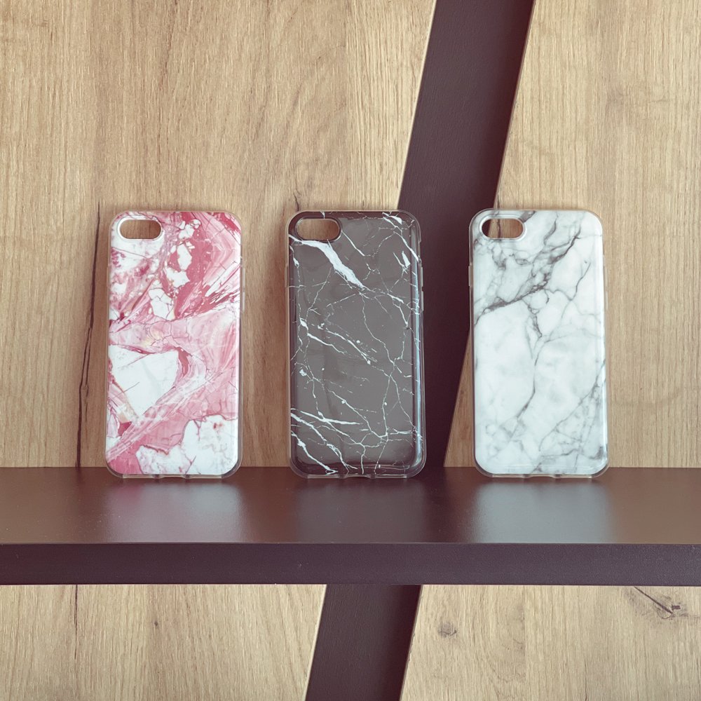 Wozinsky Marble TPU cover til Samsung Galaxy A02s EU pink