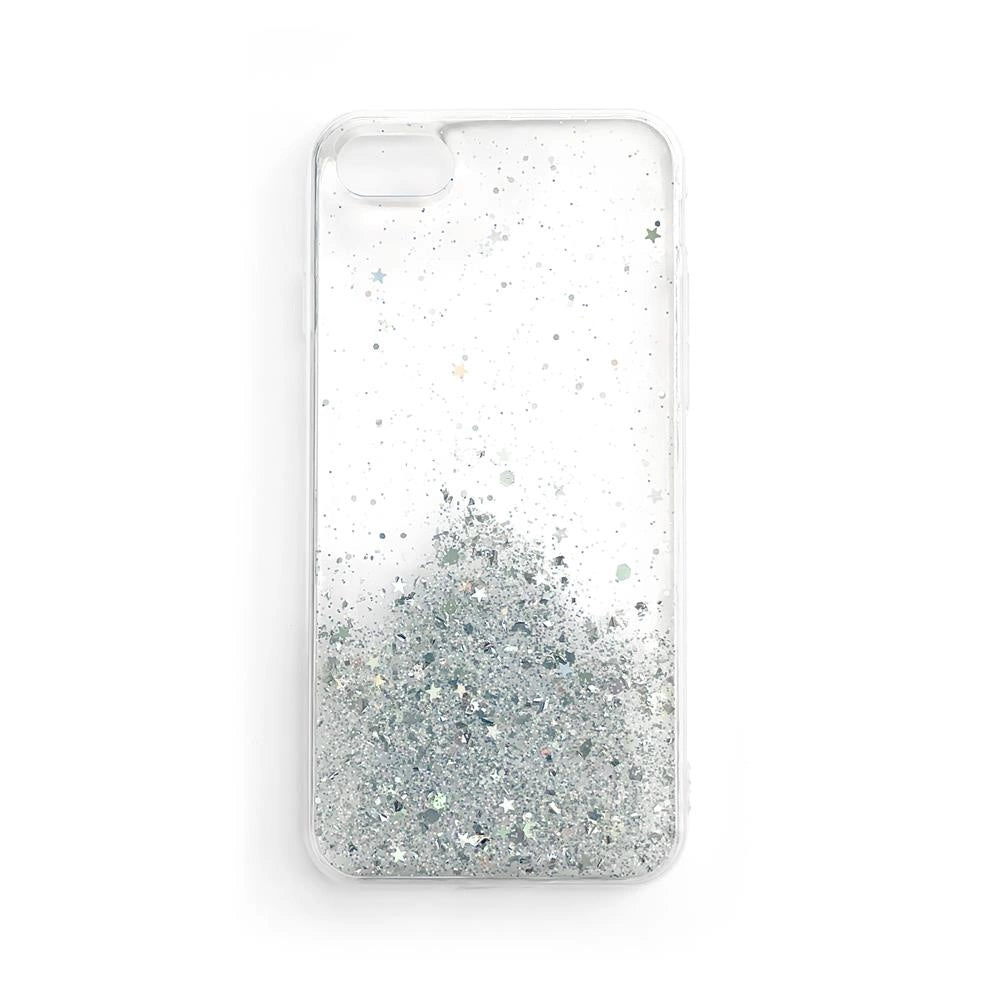 Wozinsky Star Glitter Shining Cover til Xiaomi Redmi K40 Pro + / K40 Pro / K40 / Poco F3 gennemsigtig