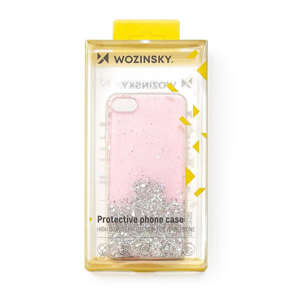 Wozinsky Star Glitter Shining Cover til Xiaomi Redmi K40 Pro + / K40 Pro / K40 / Poco F3 pink