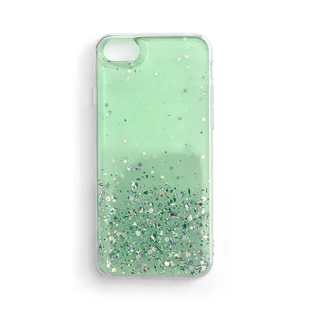 Wozinsky Star Glitter Shining Cover til Samsung Galaxy A72 4G grøn