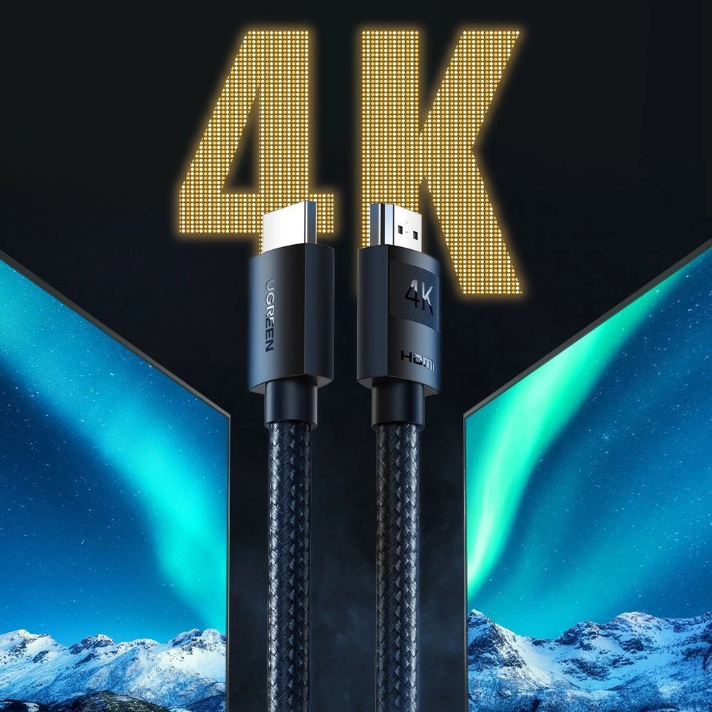 Ugreen HDMI kabel 2.0 4K 3m sort (HD119 40102)
