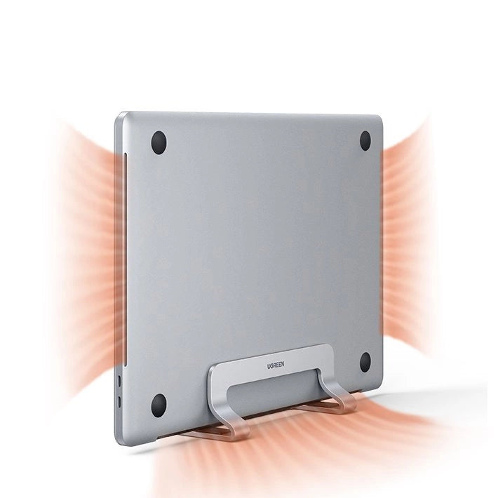 Ugreen Aluminium Vertical Stand Holder Stand for MacBook Laptop Tablet Silver (20471 LP258)