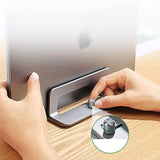 Ugreen Aluminium Vertical Stand Holder Stand for MacBook Laptop Tablet Silver (20471 LP258)